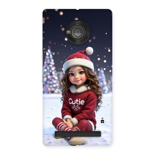 Girl In Snow Back Case for Yuphoria