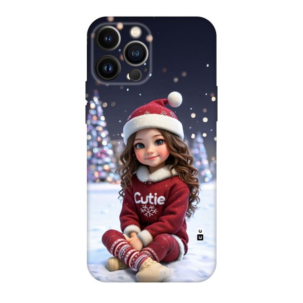 Girl In Snow Back Case for iPhone 13 Pro Max