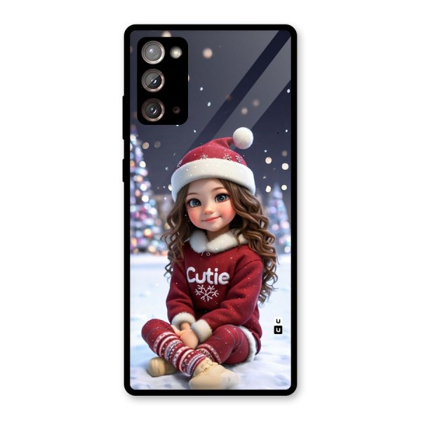 Girl In Snow Glass Back Case for Galaxy Note 20