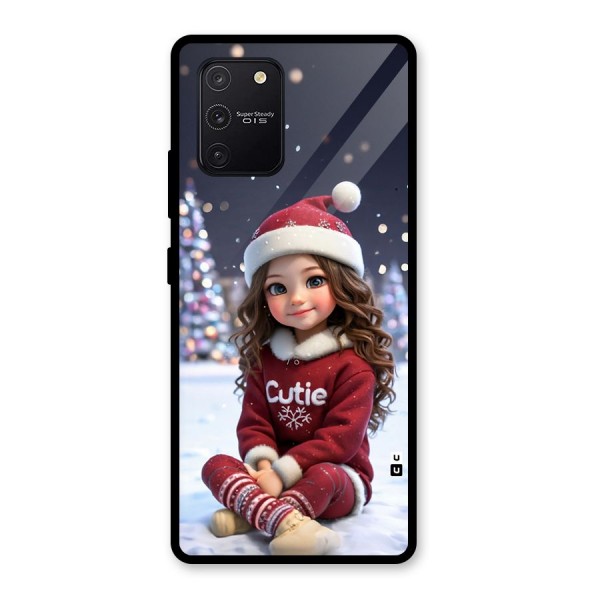 Girl In Snow Glass Back Case for Galaxy S10 Lite