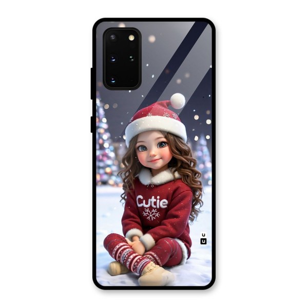 Girl In Snow Glass Back Case for Galaxy S20 Plus