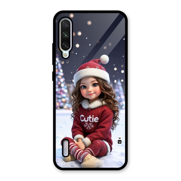 Girl In Snow Glass Back Case for Mi A3