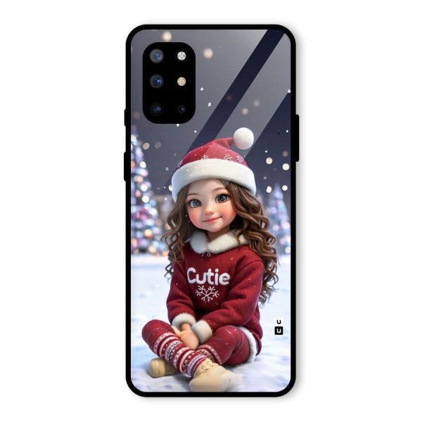 Girl In Snow Glass Back Case for OnePlus 8T