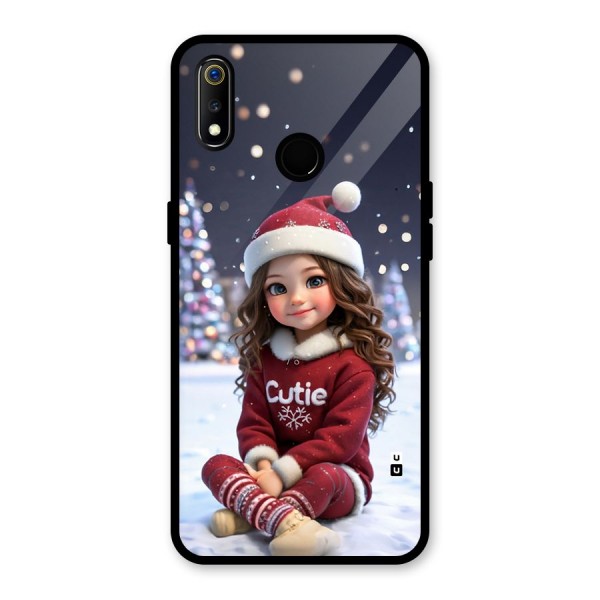 Girl In Snow Glass Back Case for Realme 3i