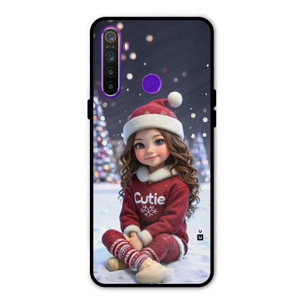 Girl In Snow Glass Back Case for Realme 5s