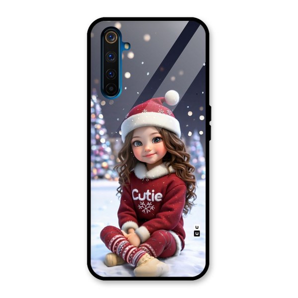 Girl In Snow Glass Back Case for Realme 6 Pro