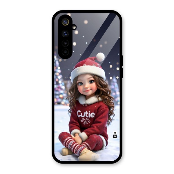 Girl In Snow Glass Back Case for Realme 6i