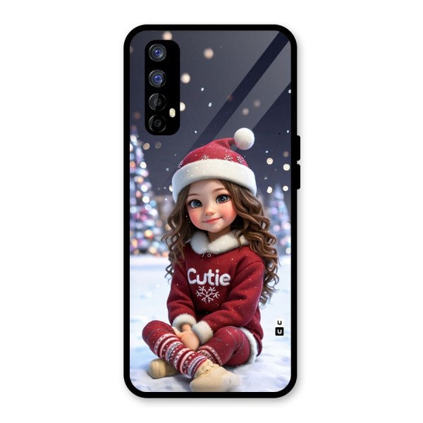 Girl In Snow Glass Back Case for Realme 7