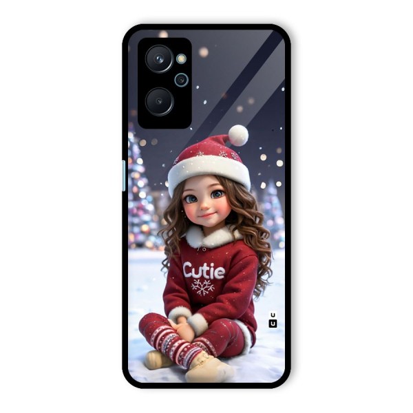 Girl In Snow Glass Back Case for Realme 9i