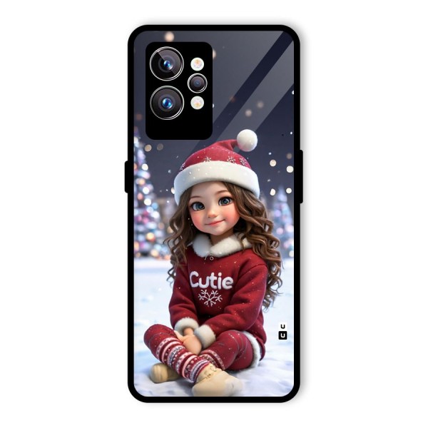 Girl In Snow Glass Back Case for Realme GT2 Pro