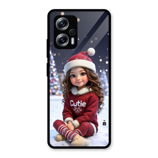 Girl In Snow Glass Back Case for Redmi K50i