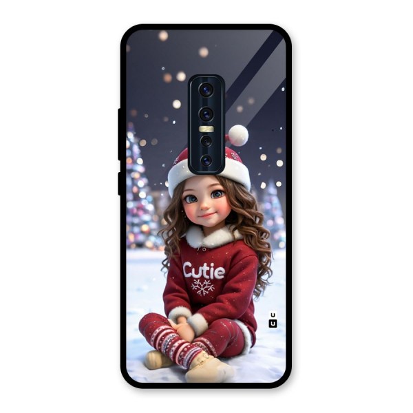 Girl In Snow Glass Back Case for Vivo V17 Pro