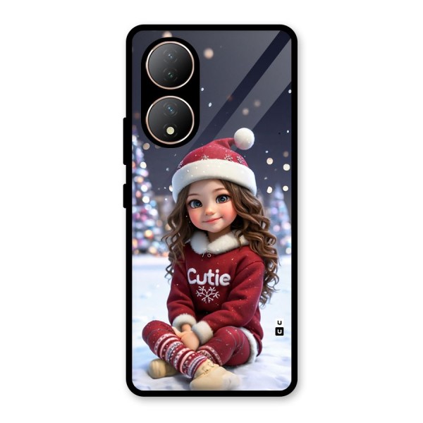 Girl In Snow Glass Back Case for Vivo Y100