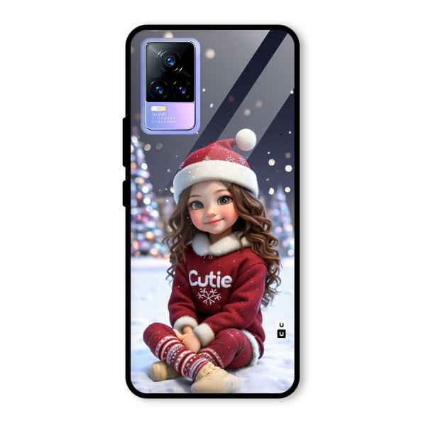 Girl In Snow Glass Back Case for Vivo Y73