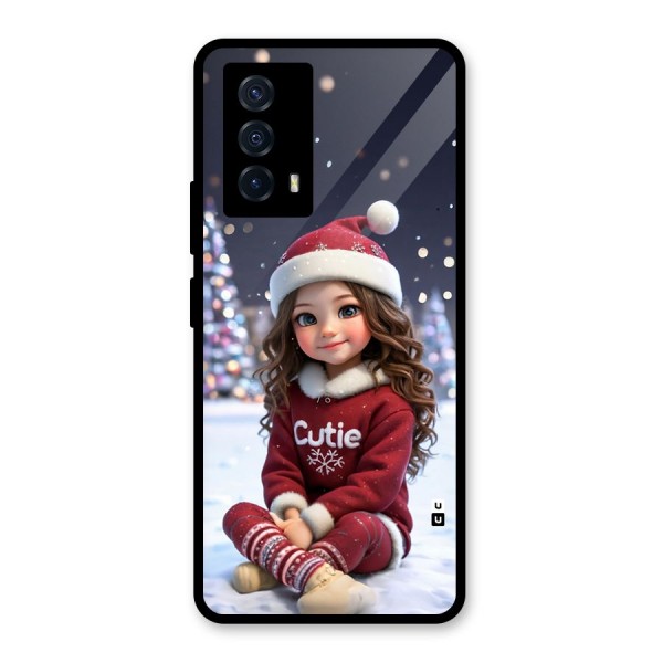 Girl In Snow Glass Back Case for Vivo iQOO Z5