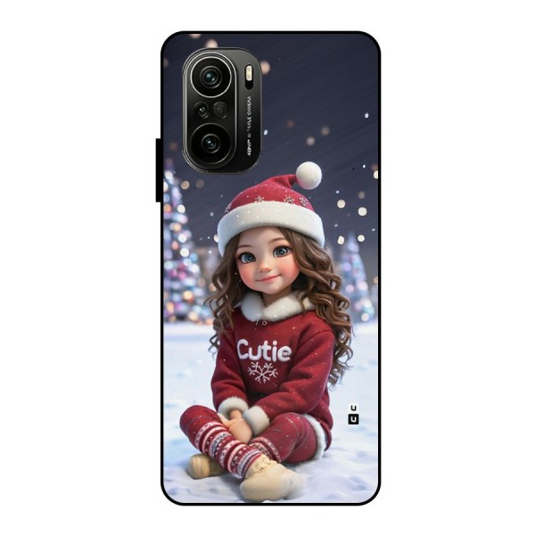 Girl In Snow Metal Back Case for Mi 11X Pro