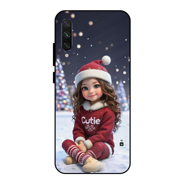 Girl In Snow Metal Back Case for Mi A3