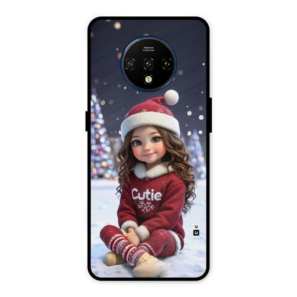 Girl In Snow Metal Back Case for OnePlus 7T