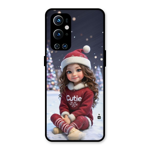 Girl In Snow Metal Back Case for OnePlus 9 Pro