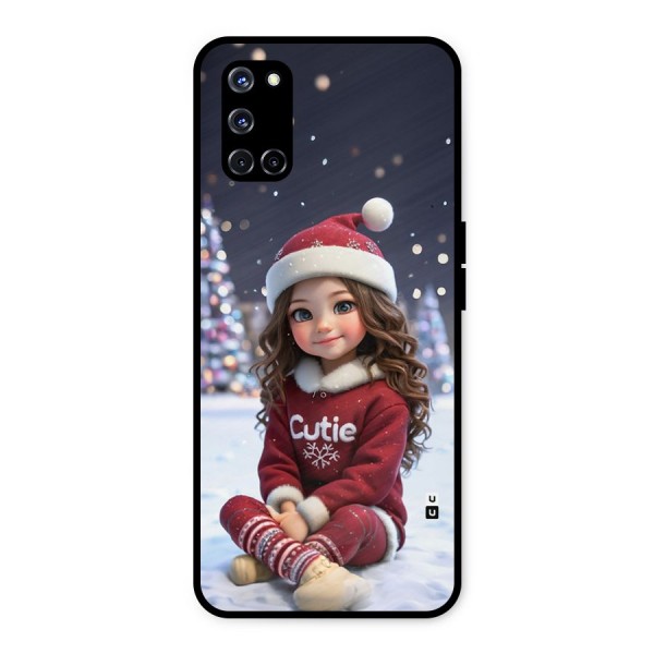 Girl In Snow Metal Back Case for Oppo A52