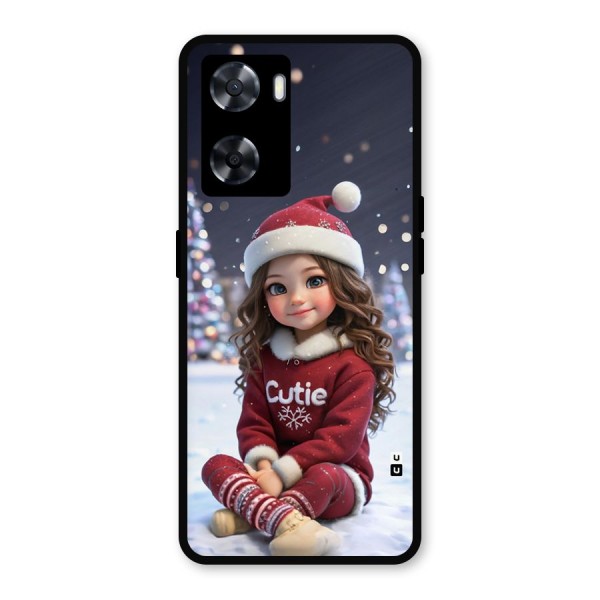 Girl In Snow Metal Back Case for Oppo A77