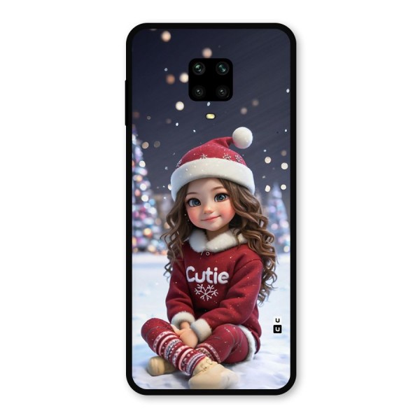 Girl In Snow Metal Back Case for Poco M2 Pro