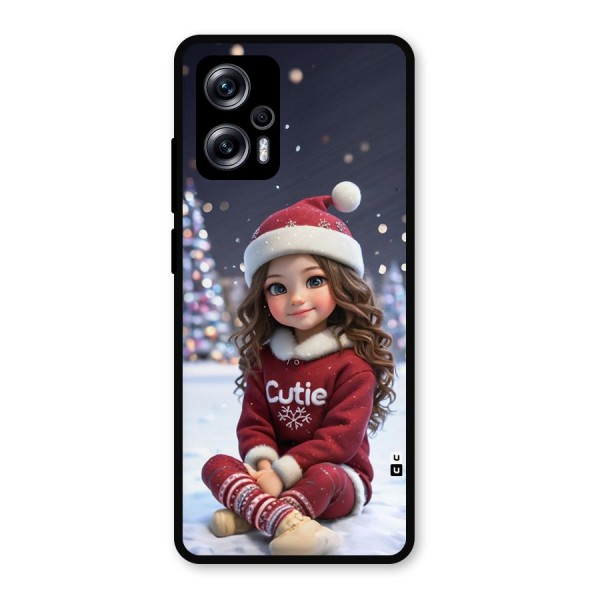 Girl In Snow Metal Back Case for Redmi K50i