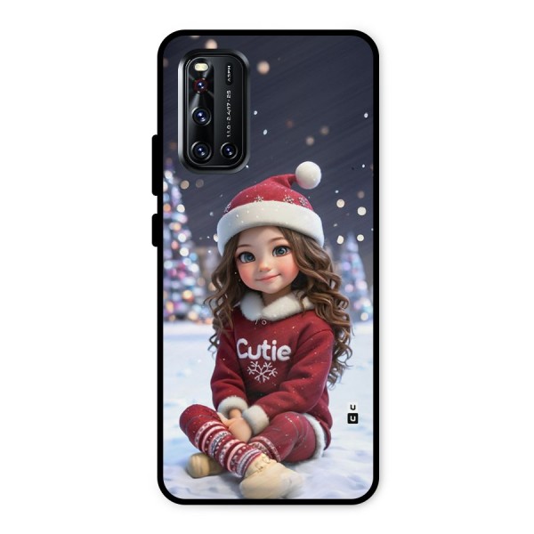 Girl In Snow Metal Back Case for Vivo V19