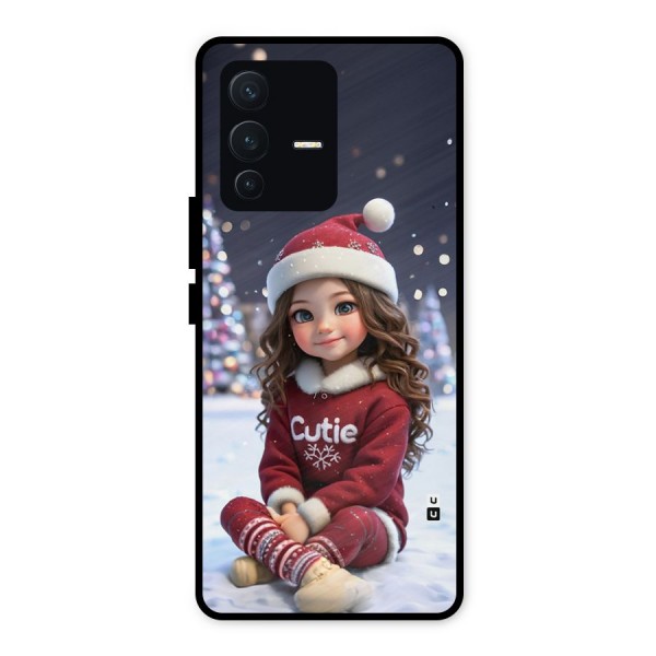 Girl In Snow Metal Back Case for Vivo V23 5G