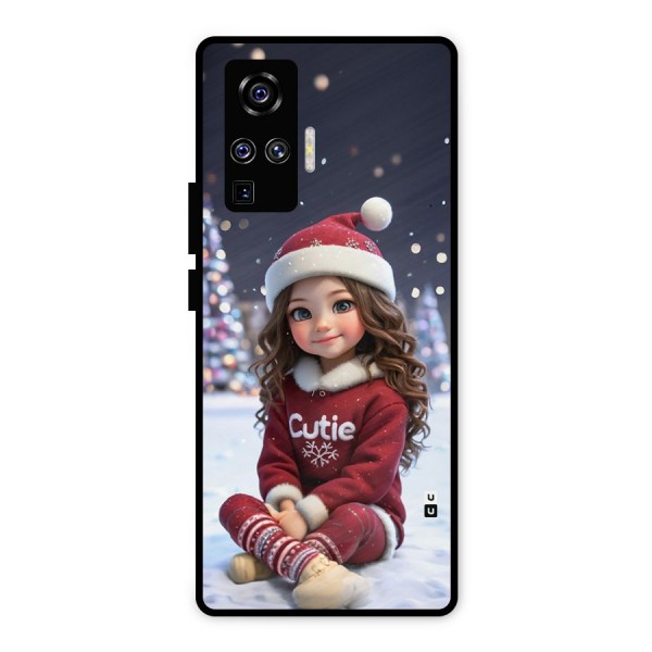 Girl In Snow Metal Back Case for Vivo X50 Pro