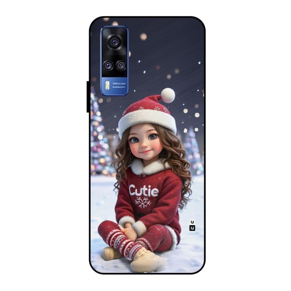 Girl In Snow Metal Back Case for Vivo Y51