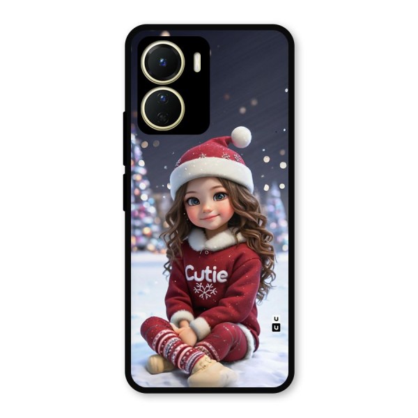 Girl In Snow Metal Back Case for Vivo Y56