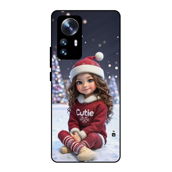 Girl In Snow Metal Back Case for Xiaomi 12 Pro