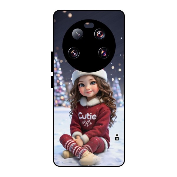 Girl In Snow Metal Back Case for Xiaomi 13 Ultra