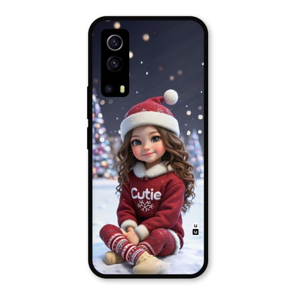 Girl In Snow Metal Back Case for iQOO Z3