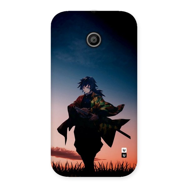 Giyu Tomioka Stance Back Case for Moto E