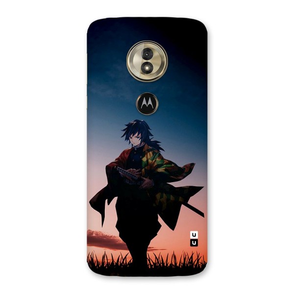 Giyu Tomioka Stance Back Case for Moto G6 Play