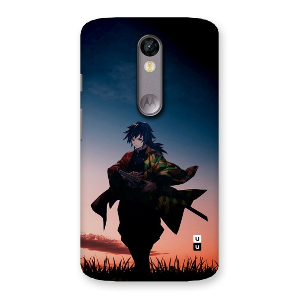 Giyu Tomioka Stance Back Case for Moto X Force