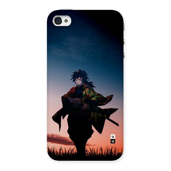 Giyu Tomioka Stance Back Case for iPhone 4 4s