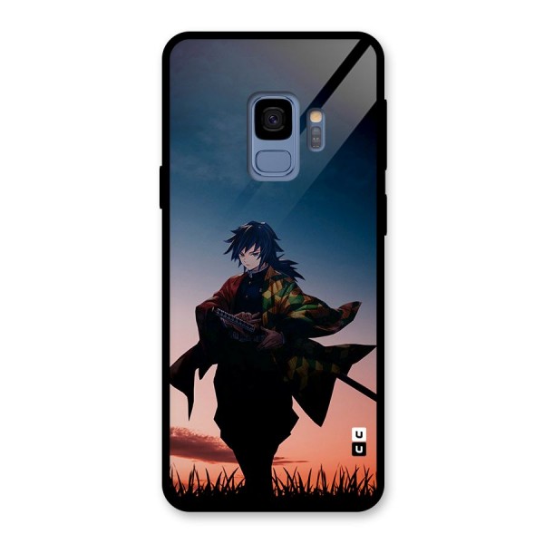 Giyu Tomioka Stance Glass Back Case for Galaxy S9