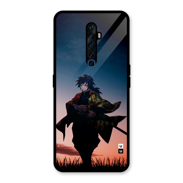 Giyu Tomioka Stance Glass Back Case for Oppo Reno2 Z