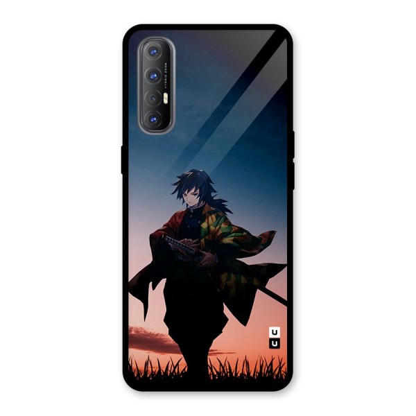 Giyu Tomioka Stance Glass Back Case for Oppo Reno3 Pro