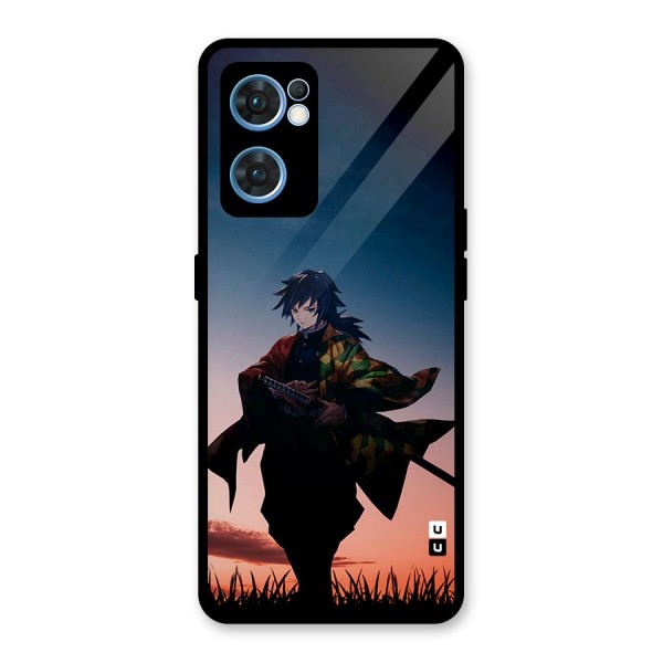 Giyu Tomioka Stance Glass Back Case for Oppo Reno7 5G