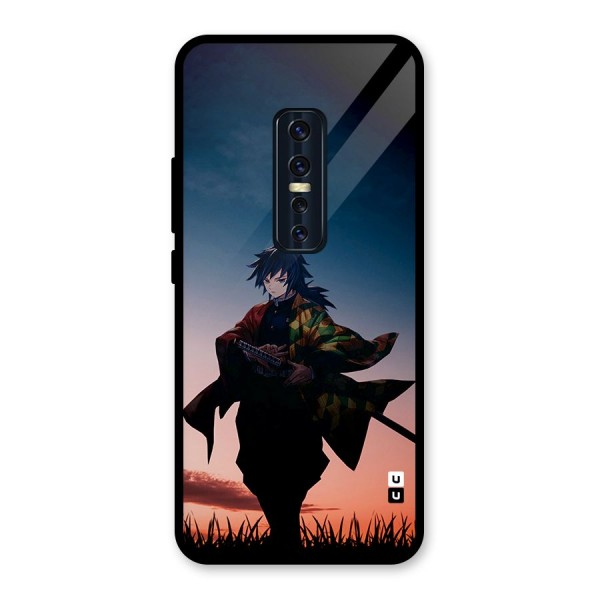 Giyu Tomioka Stance Glass Back Case for Vivo V17 Pro