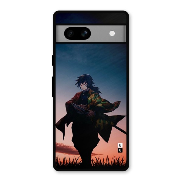 Giyu Tomioka Stance Metal Back Case for Google Pixel 7a