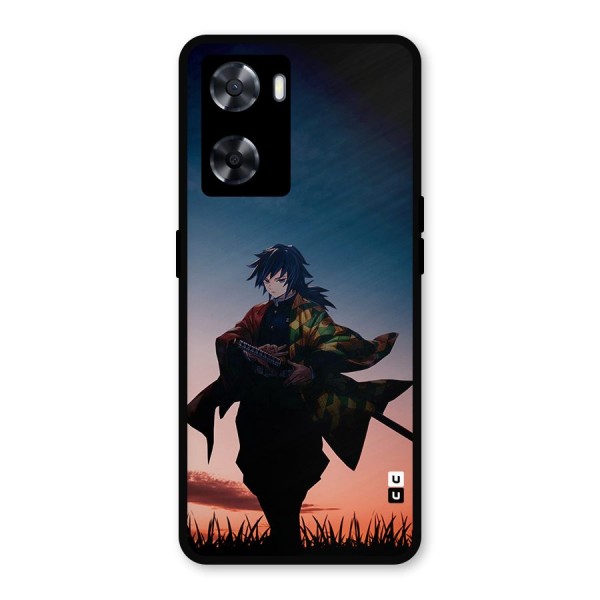 Giyu Tomioka Stance Metal Back Case for Oppo A77