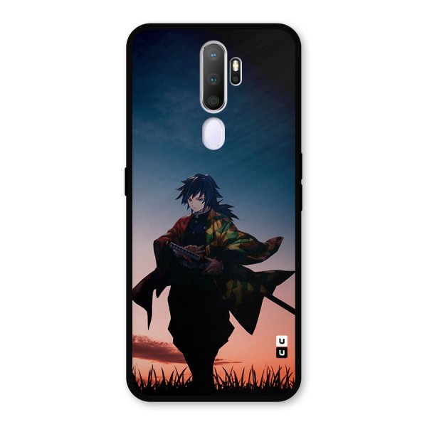 Giyu Tomioka Stance Metal Back Case for Oppo A9 (2020)