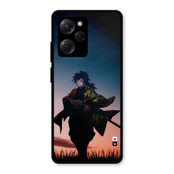 Giyu Tomioka Stance Metal Back Case for Poco X5 Pro