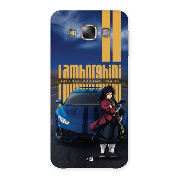 Giyu Tomioka Supercar Back Case for Galaxy E7