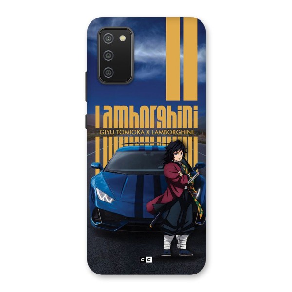 Giyu Tomioka Supercar Back Case for Galaxy F02s